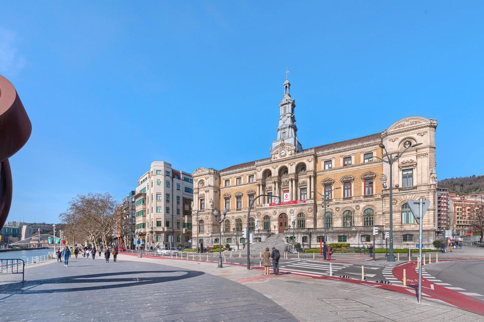 Ferienwohnung Ayuntamiento Cerca Del Casco Viejo & Parking Bilbao Exterior foto